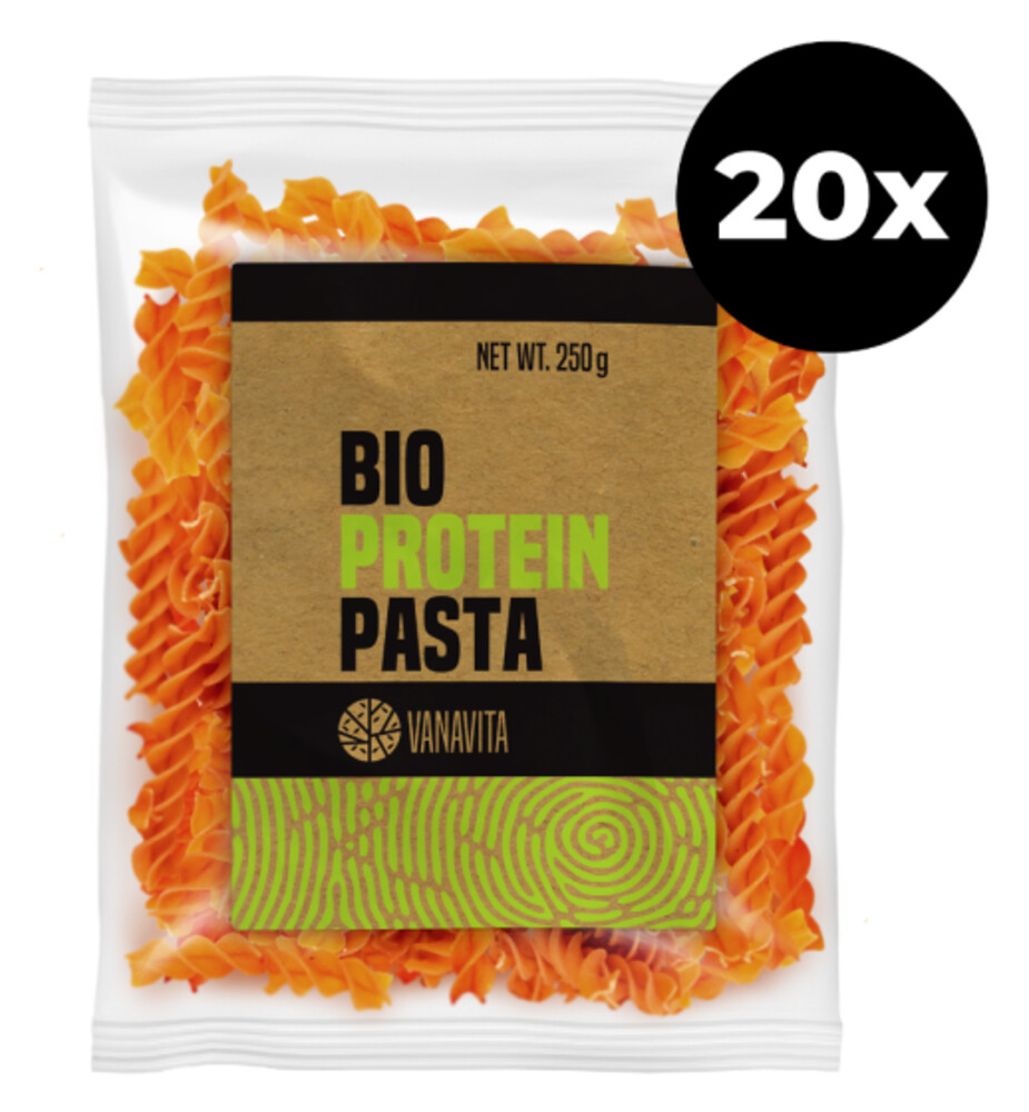 BIO Proteinové těstoviny - vřetena - VanaVita 20 x 250 g