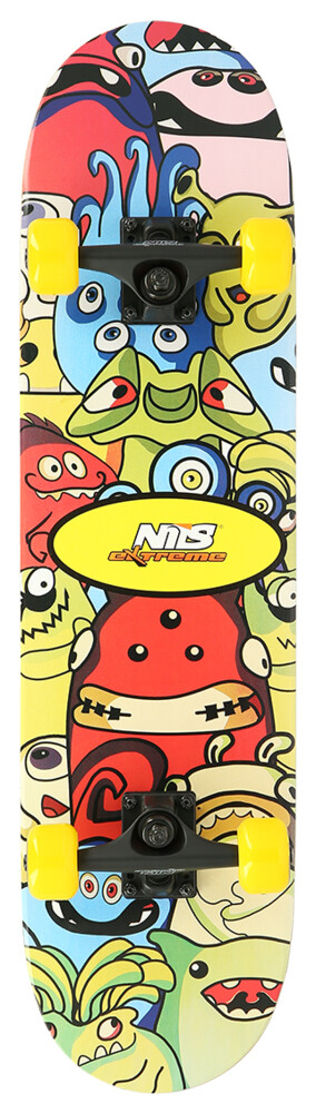 Skateboard NILS Extreme CR3108 Color Worms 1