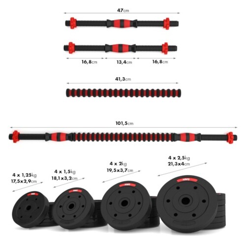 Nakládací činky SGP30, 30 kg