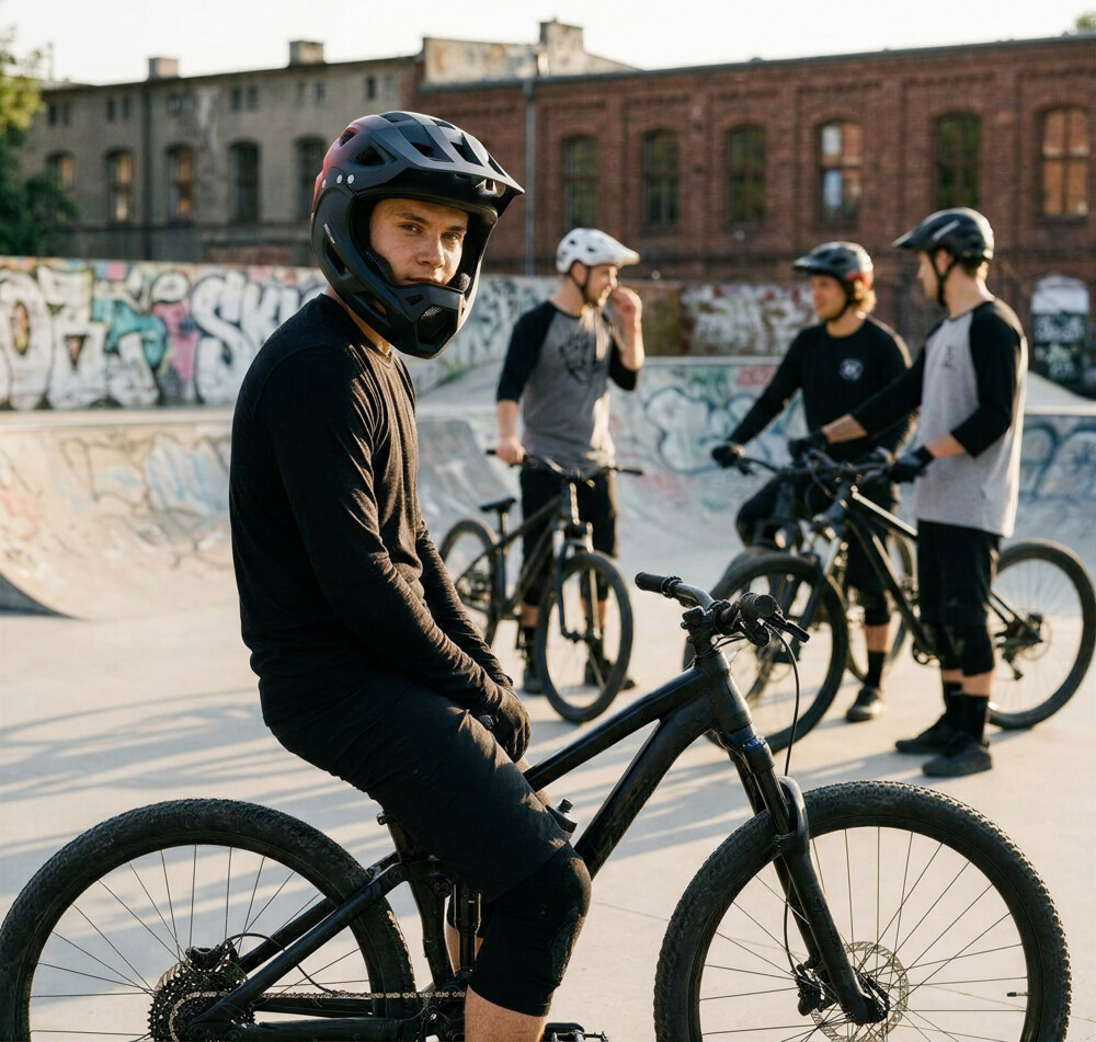 Full face přilba NILS Extreme MTW101 s odnímatelným chráničem brady červená