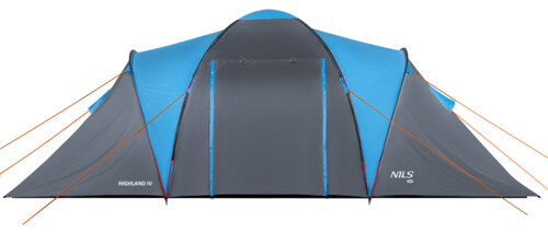 Rodinný stan NILS Camp NC6431 Highland IV modrý/šedý