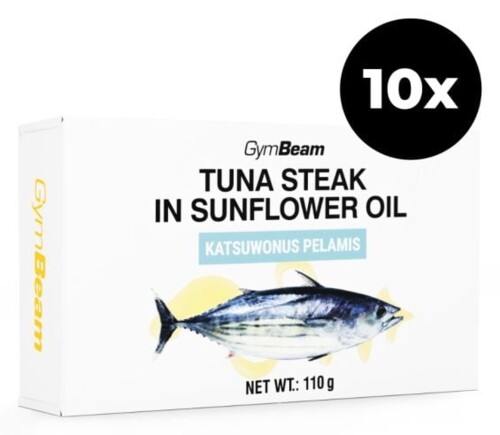 Steak z tuňáka ve slunečnicovém oleji 10 x 110 g