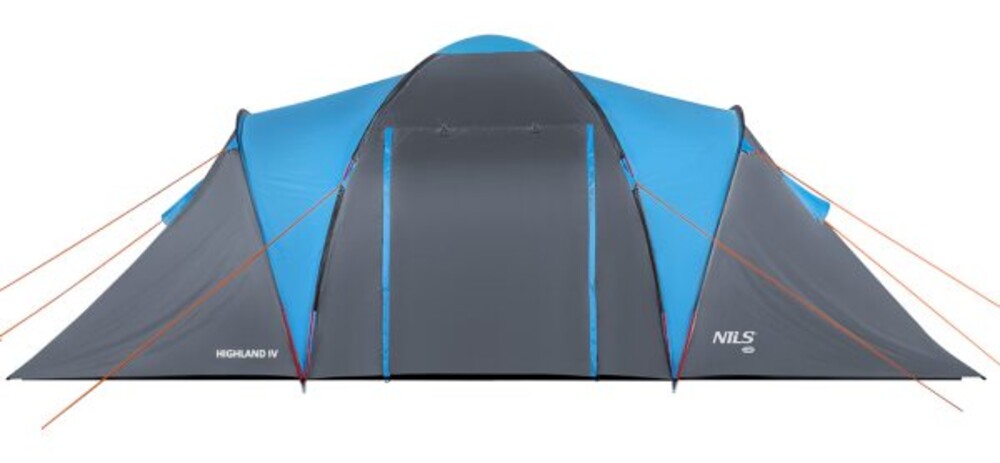 Rodinný stan NILS Camp NC6431 Highland IV modrý/šedý