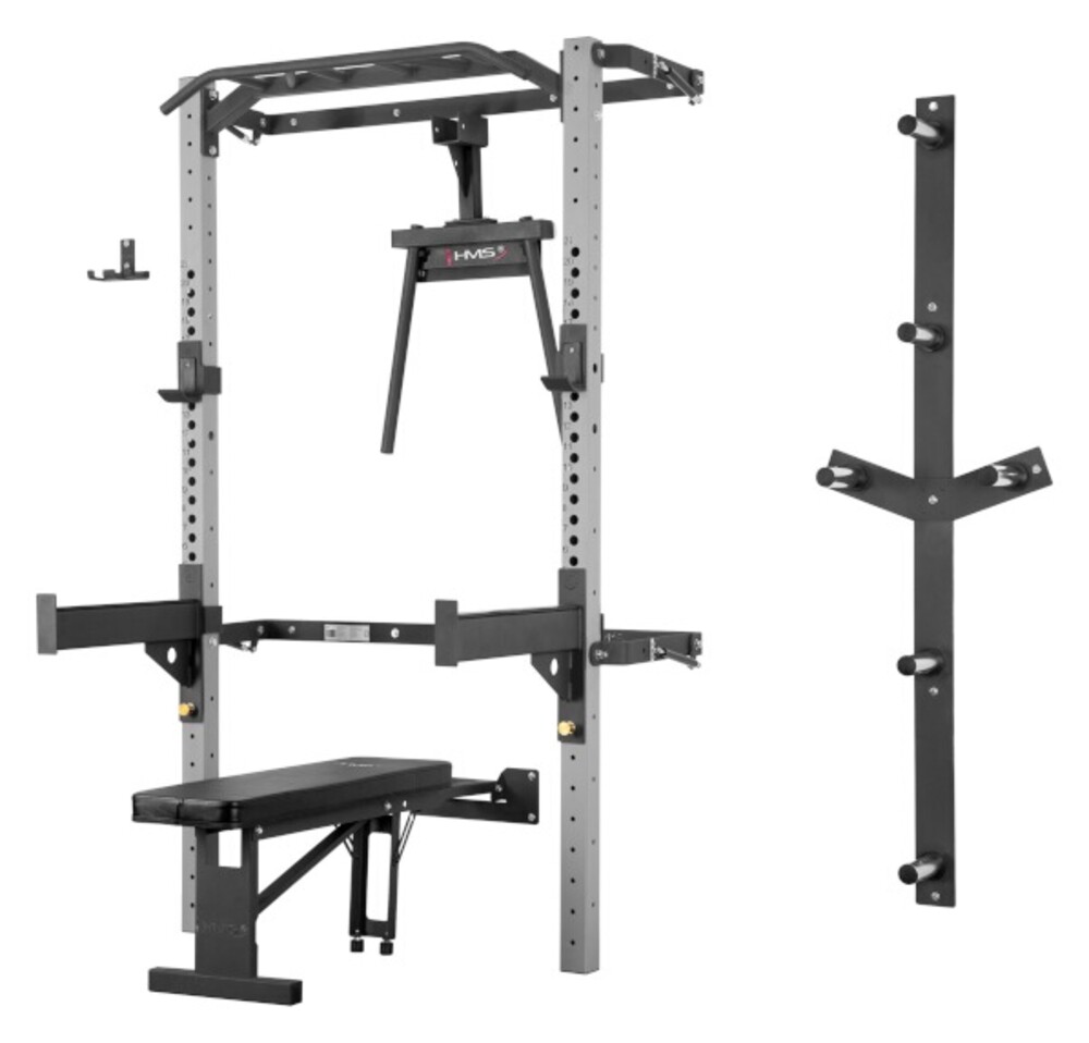 Multifunkční posilovací stojan - Power Rack KLT22 šedý