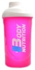 Šejkr 600 ml růžovo bílý