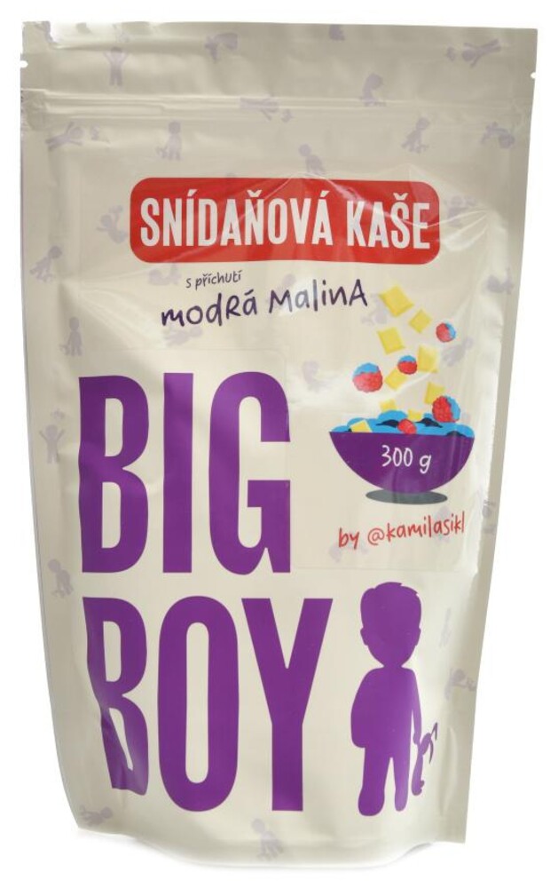 Kaše s příchutí Modrá malina 300g