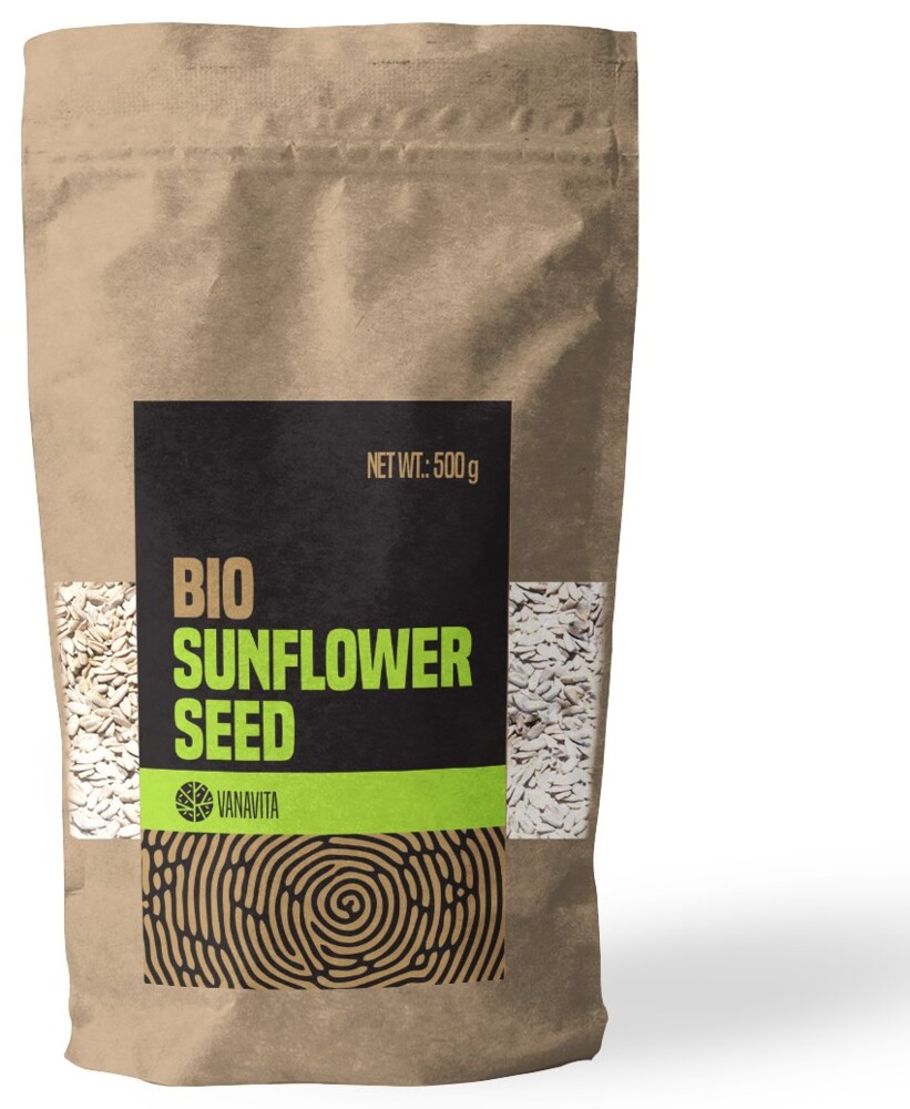 BIO Slunečnicová semínka - VanaVita 500 g