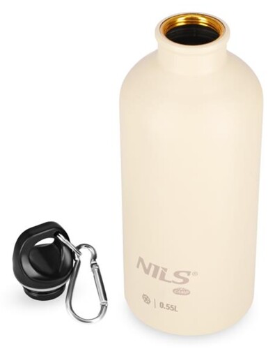 Nerezová turistická láhev NILS Camp NC3801 béžová 500 ml