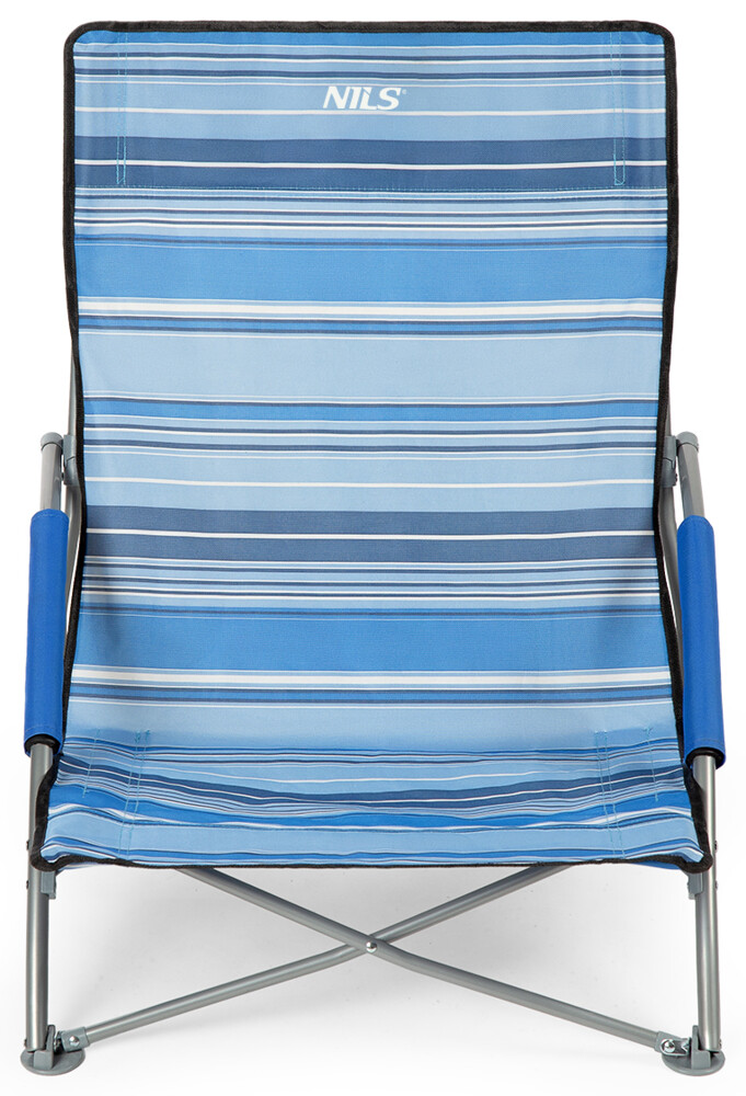 Plážové křeslo NC3035 modro-bílé