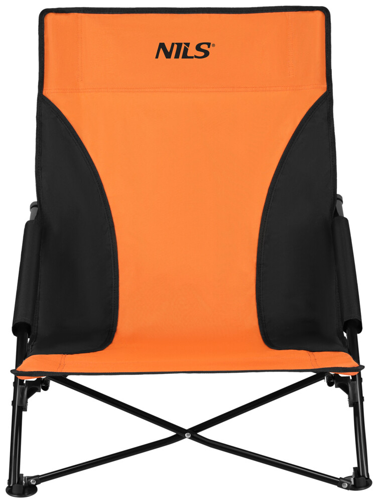 Plážové křeslo NC3035 oranžovo-černé