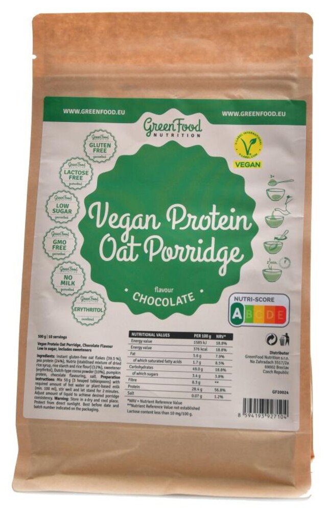Vegan protein oat mash proteinová ovesná kaše 500 g