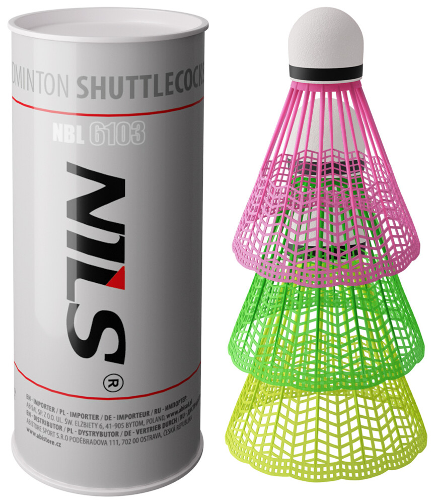 Badmintonové míčky NBL6103 multicolor 3 ks