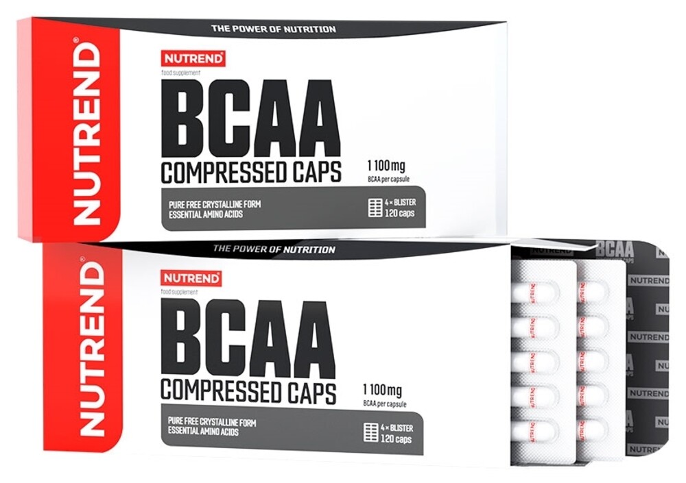 BCAA Compressed Caps   120 kapslí