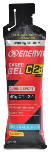 Enervit Carbo gel C 2:1 se sodíkem 60 ml neutrální