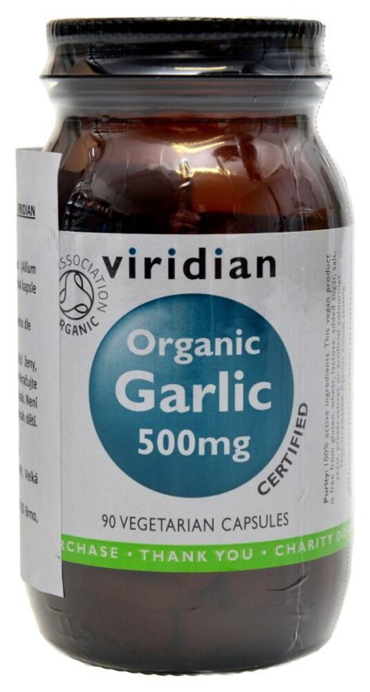 Garlic 500mg 90 kapslí Organic