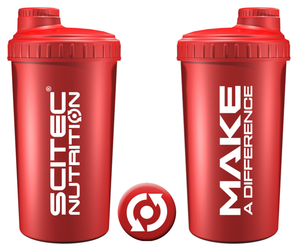 Šejkr 700 ml červená (make a difference)