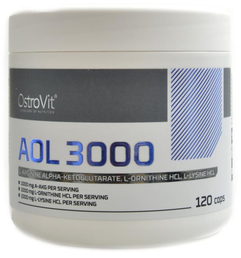 AOL 3000 120 kapslí arginin ornitin lysin