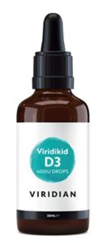 Viridikid Vitamin D Drops 400iu 30ml SK