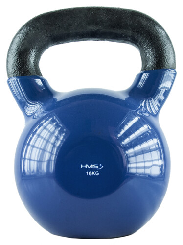 Kettlebel KN 16 kg pokrytý vinylem