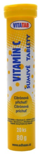 Vitatab vitamín C 20 šumivých tablet
