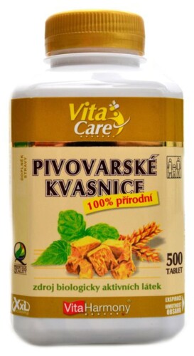 Pivovarské kvasnice 500 tablet