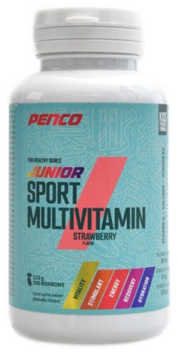 Junior sport multivitamin jahoda 150 bonbonů