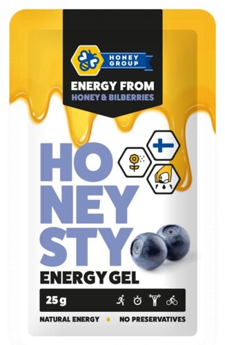 Honeysty Energy Gel  25g borůvka
