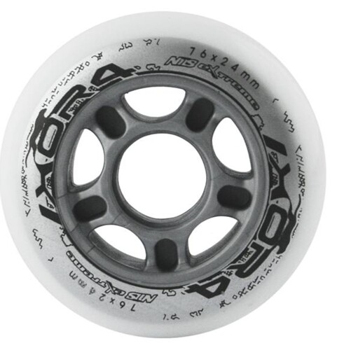 KOLEČKA PU 76x24 BÍLÉ (4KS) 