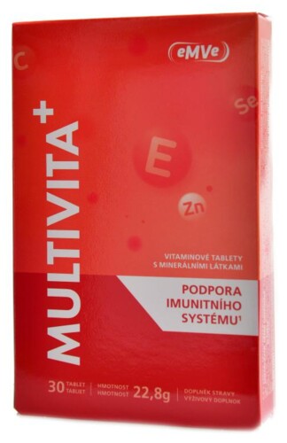 eMVe multivita+ 30 tablet blistr