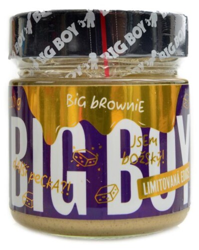 Big Brownie lískový krém s kešu a bílou čokoládou 220g