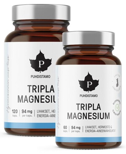 Triple Magnesium 120 kapslí + 60 kapslí ZDARMA (Hořčík)