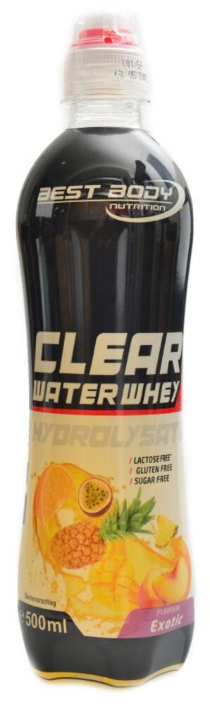 Clear water whey isolate drink RTD 500 ml