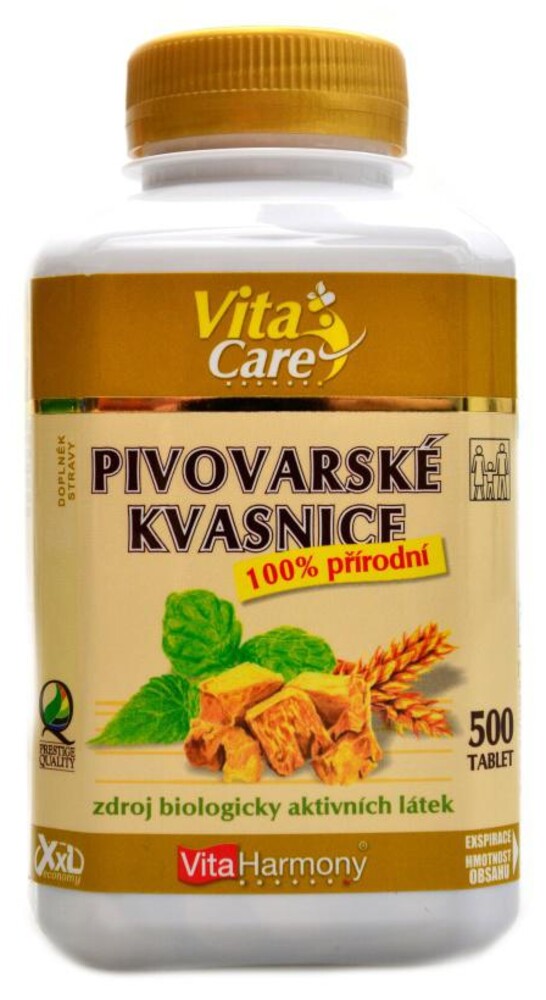 Pivovarské kvasnice 500 tablet