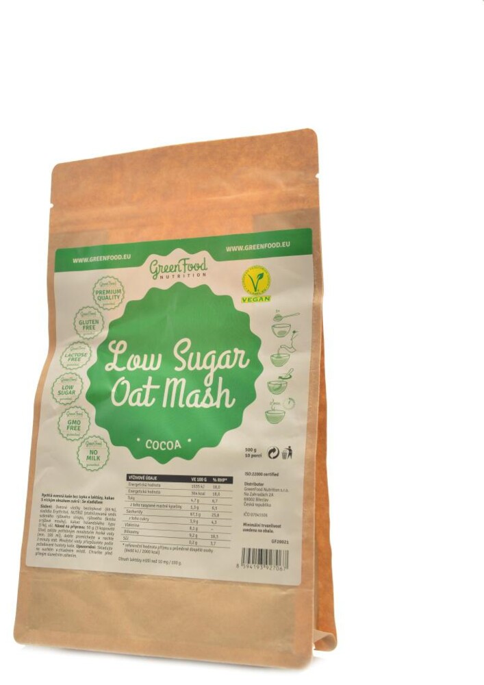Low sugar rychlá kaše ovesná kakaová 500 g