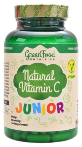 Junior natural Vitamín C 90 kapslí