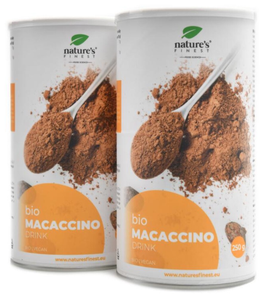 Macaccino Powder BIO 2 x 250g DUOPACK