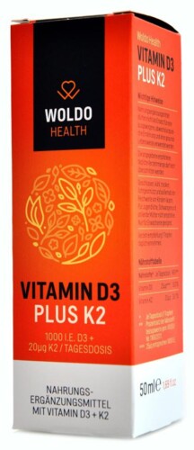 Vitamín D3 K2 kapky 1000 IU 50 ml