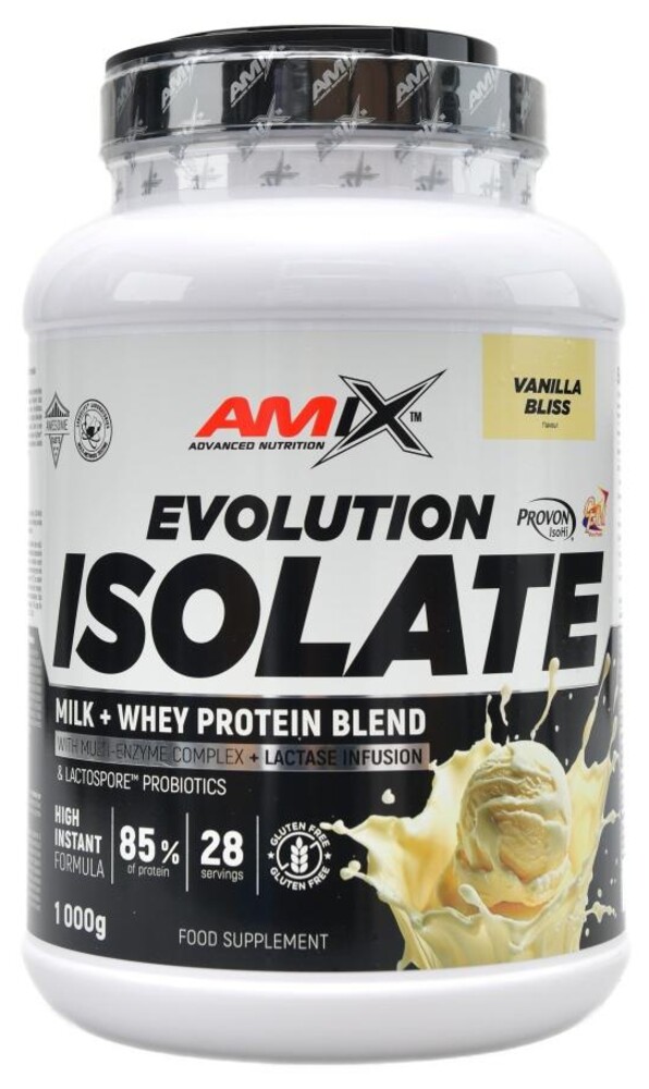 Evolution isolate milk + whey protein blend 1000 g