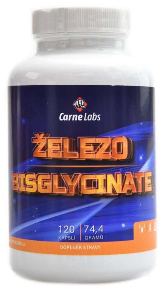 Železo bisglycinate 120 kapslí