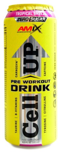 Can CellUp preworkout functional drink 500 ml