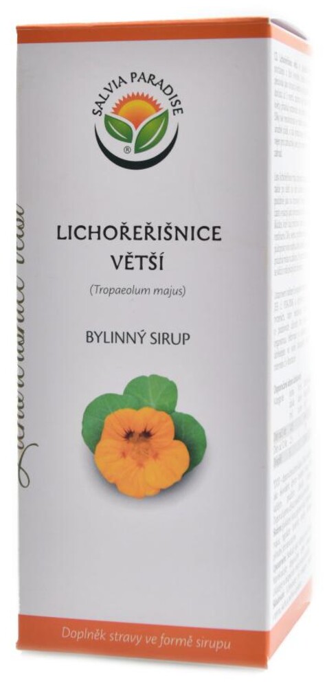Lichořeřišnice DS sirup 180 ml Tropaeolum majus