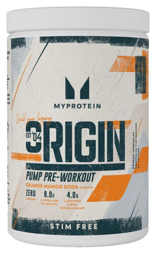 Origin Pre-Workout Stim Free orange mango 600 g