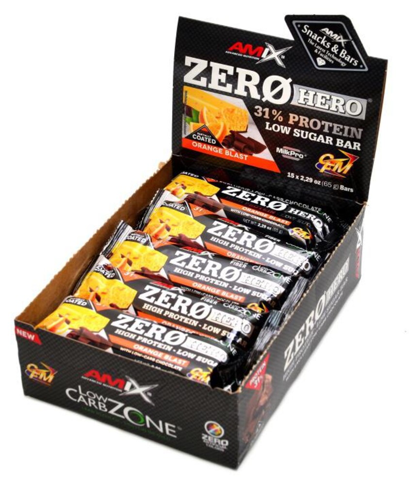 Zero Hero 31% protein bar 15 x 65 g