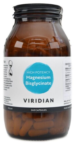 Magnesium Bisglycinate High Potency 240 kapslí