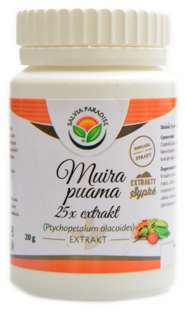 Muira puama - 25x extrakt 20g Ptychotepalum oladoides