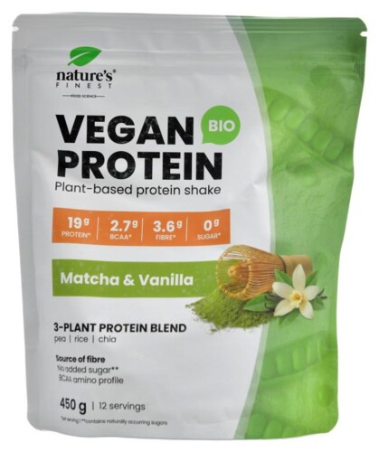BIO vegan protein vanilla matcha 450 g