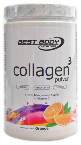 Collagen 3 pulver fortigel verisol tendoforte 450g pomeranč