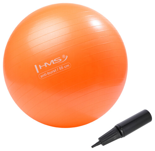 Gymnastický míč YB02N 55 cm oranžový