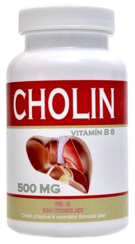 Cholin 100 kapslí