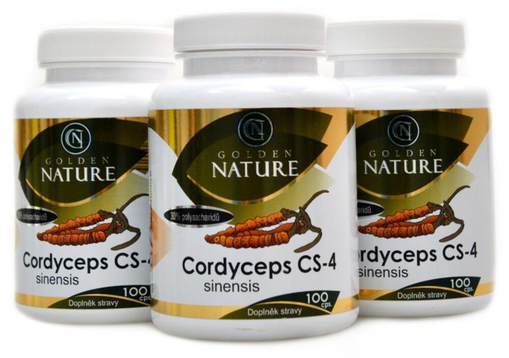 Cordyceps 30% polysacharidů 300 kapslí